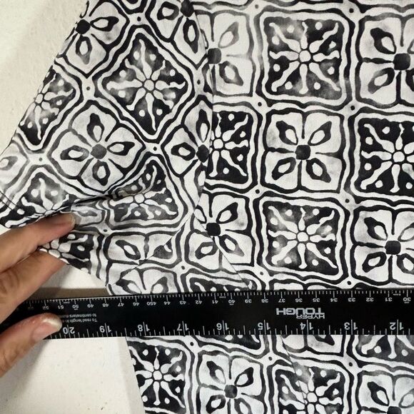 IBKUL LADIES polo shirt DRESS MEDIUM BLACK WHITE TENNIS GOLF UPF QUICK DRY - Picture 10 of 12